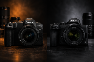 Canon EOS R8 یا Nikon Z5؟ مقایسه دو دوربین فول‌فریم محبوب برای عکاسان حرفه‌ای