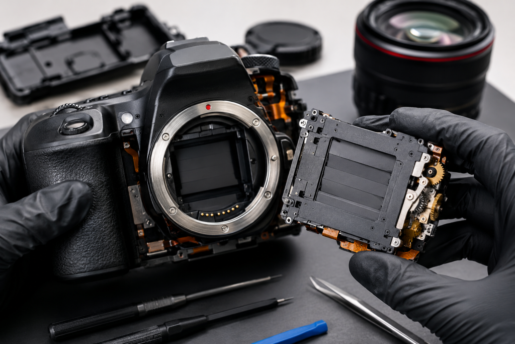 خرابی شاتر DSLR؛ علل، عوارض و راه‌حل‌ های تعمیر