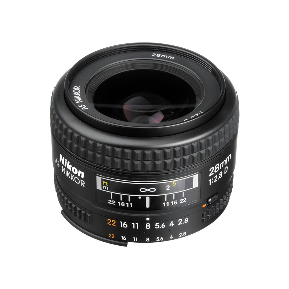 لنز دوربین واید Nikon AF NIKKOR 28mm f/2.8D Autofocus Lens