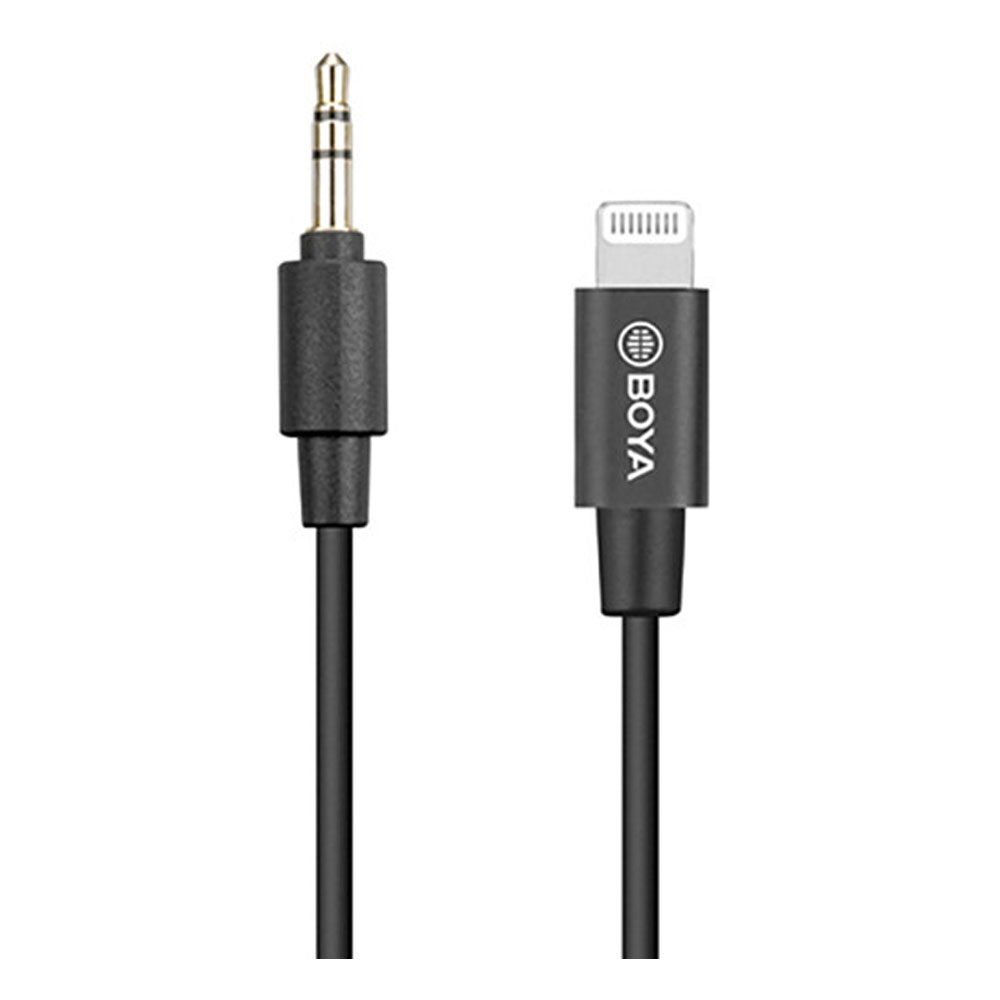 کابل تبدیل میکروفون بویا Boya BY-K1 3.5mm Trs to Lightning Cable