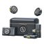 میکروفون یقه ای بی سیم Hollyland LARK M2 DUO 2 Person Wireless Combo Microphone
