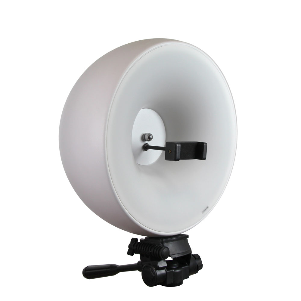 رینگ لایت نکسوس 200وات سفید Nexus Ringlight phone holder HS200WH-W + هولدر موبایل + سه پایه
