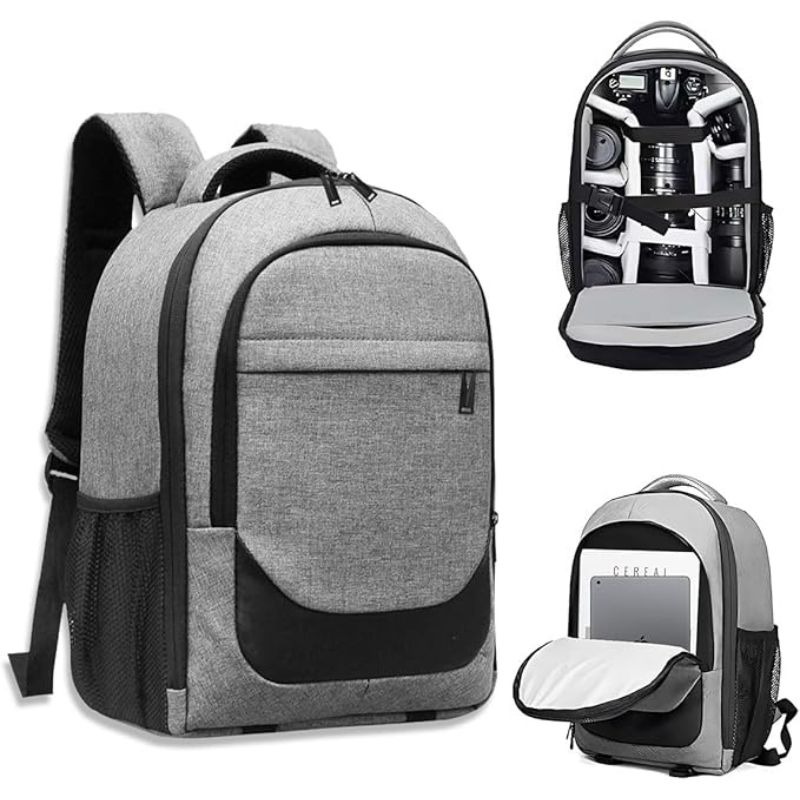 کیف دوربین luzcada vez Shockproof Large Capacity Camera Backpack