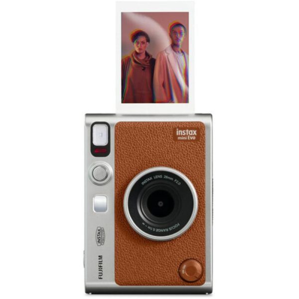 دوربين چاپ سريع فوجی فيلم FUJIFILM INSTAX MINI EVO Camera Brown